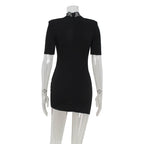 Cazira Lace Cut-Out Mini Dress