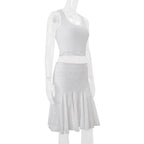 Crochet Tank & Midi Skirt Set