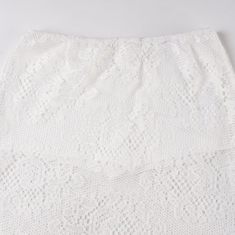 Reina Lace Mermaid Midi Skirt