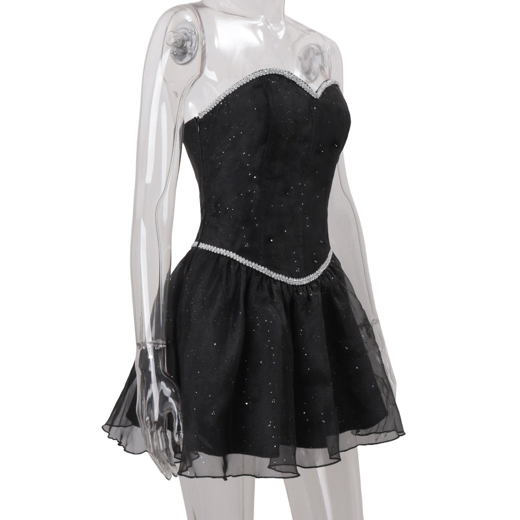 Sparkle Corset Mini Dress