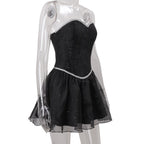 Sparkle Corset Mini Dress