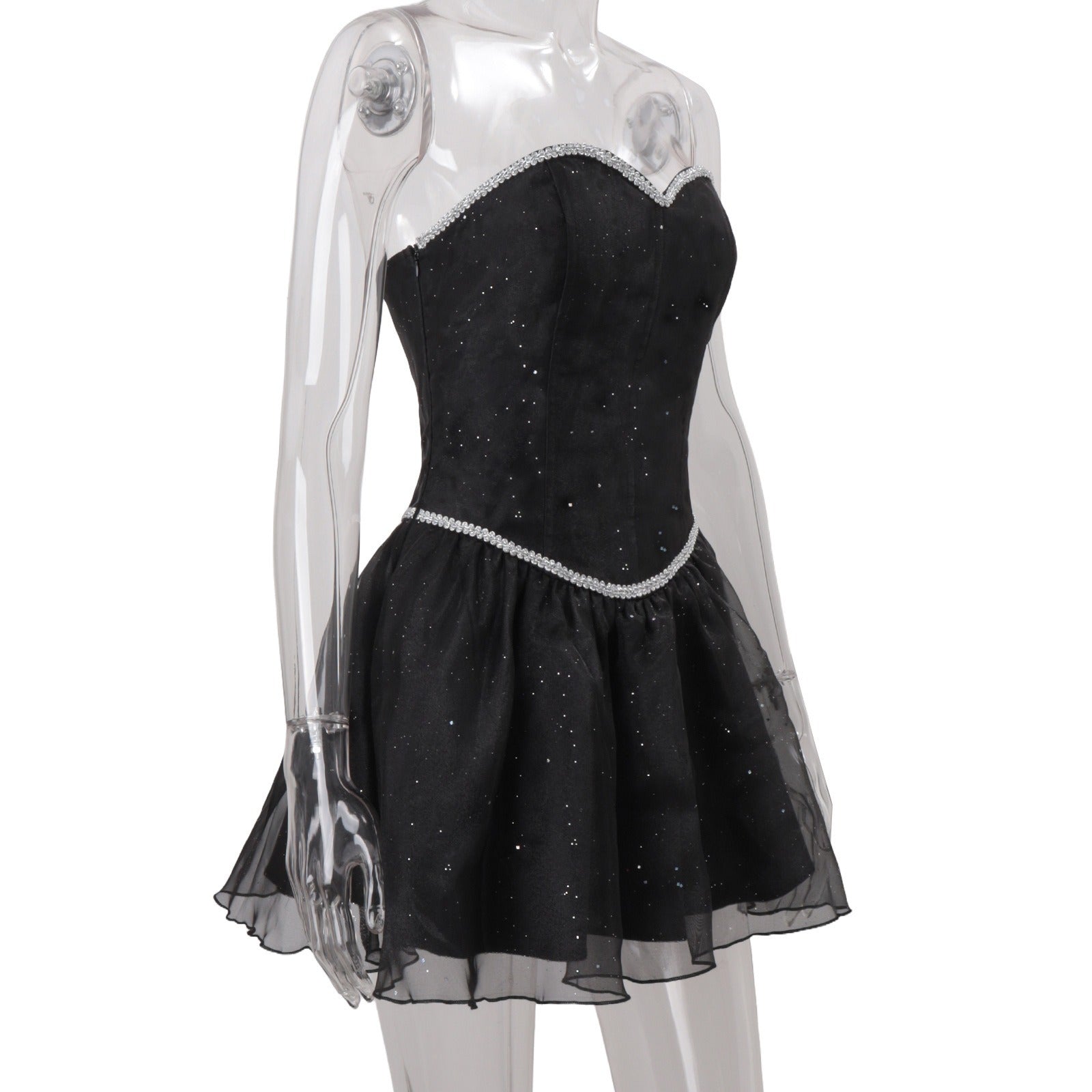 Sparkle Corset Mini Dress