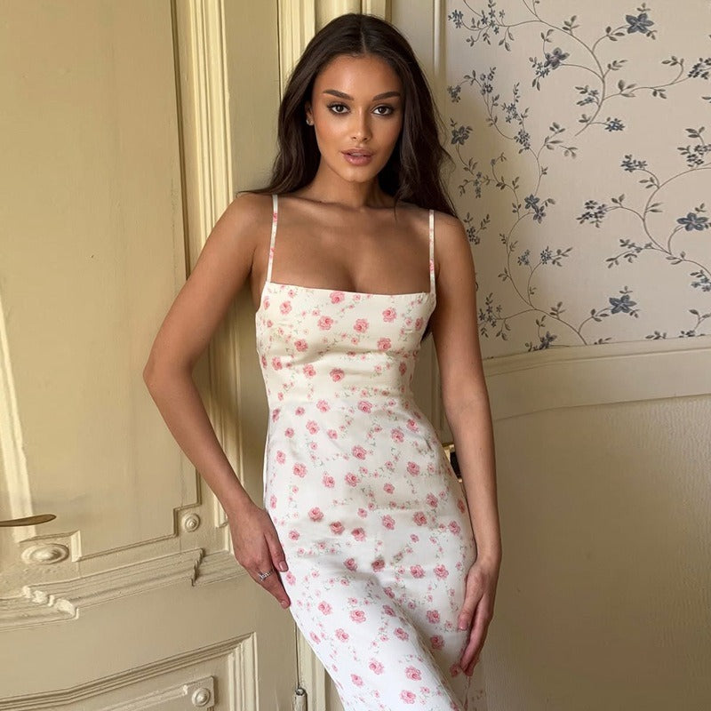 Salma Floral Slip Maxi Dress