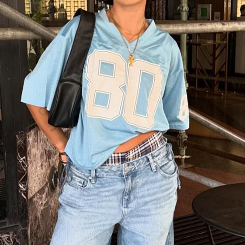 Oversized 80 Mesh Jersey Tee