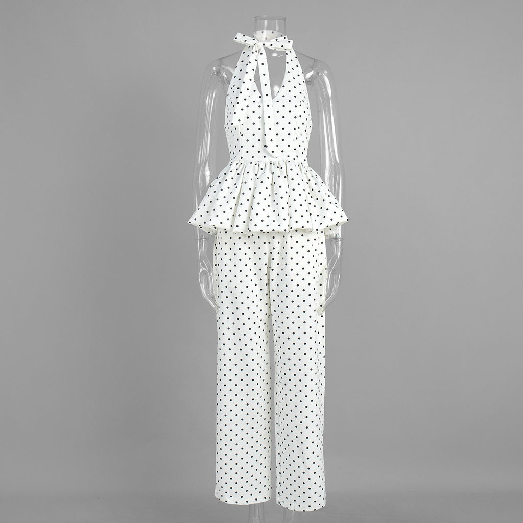 Elina Polka Dot Pants Set