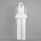 Elina Polka Dot Pants Set