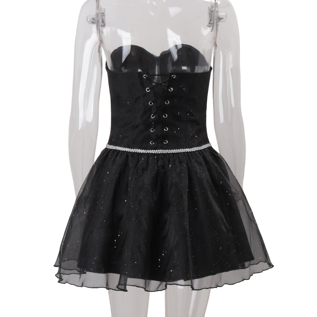 Sparkle Corset Mini Dress