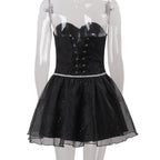 Sparkle Corset Mini Dress