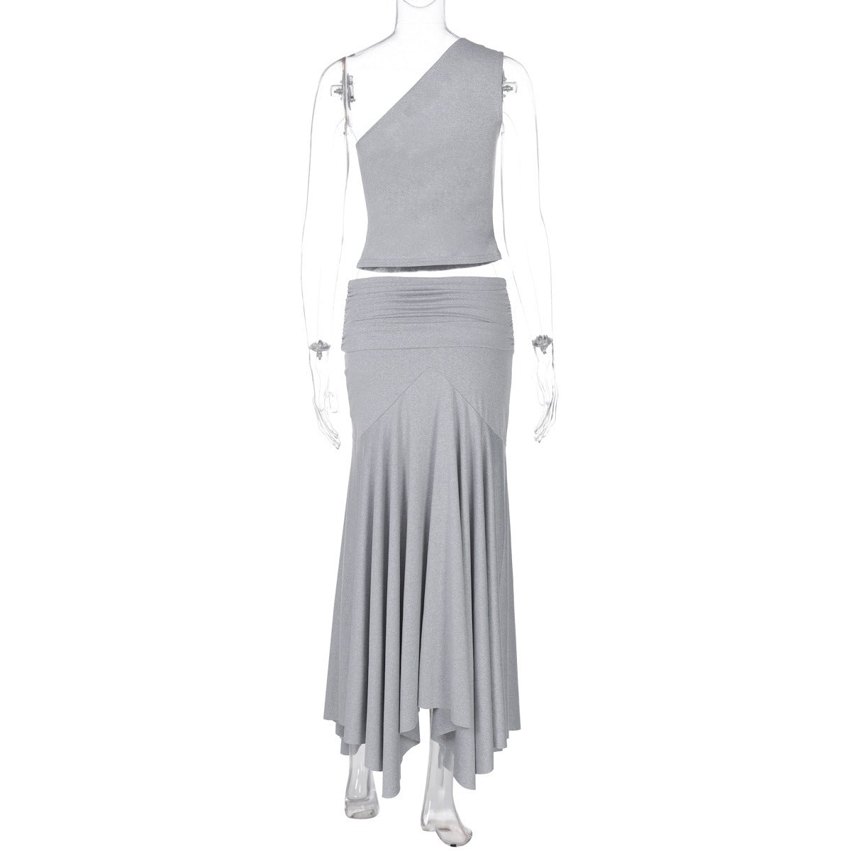 Giulia One-Shoulder Skirt Set