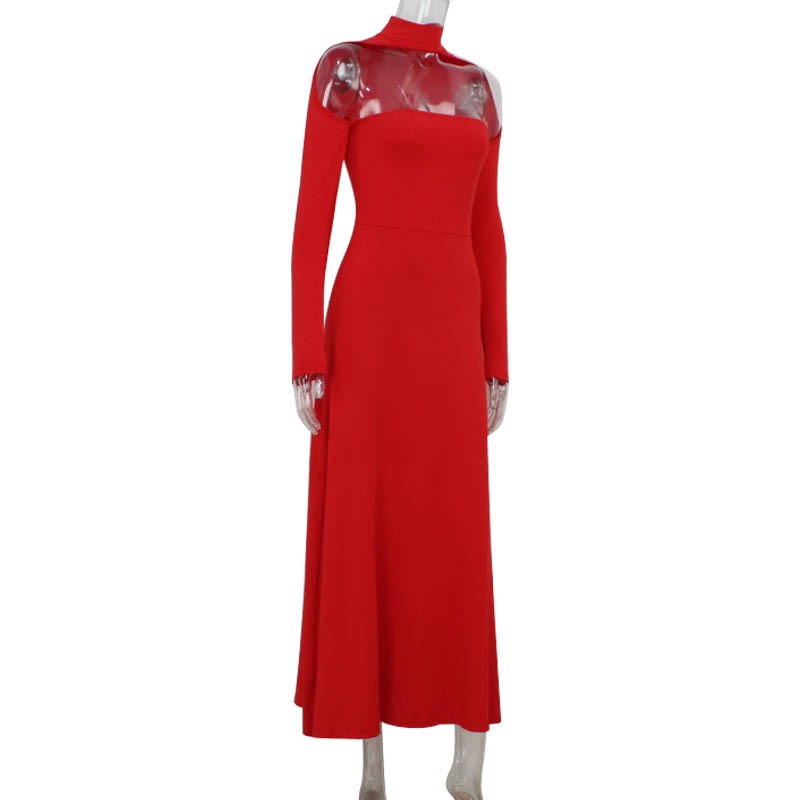 Cerelia Off-Shoulder Sleeve Maxi Dress