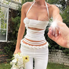 Halsey Strappy Cutout Halter Top