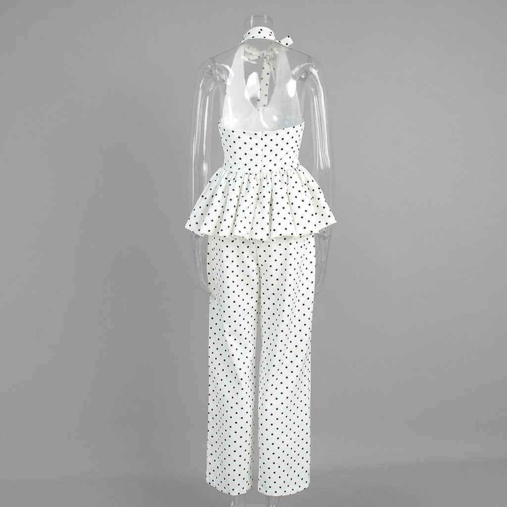 Elina Polka Dot Pants Set