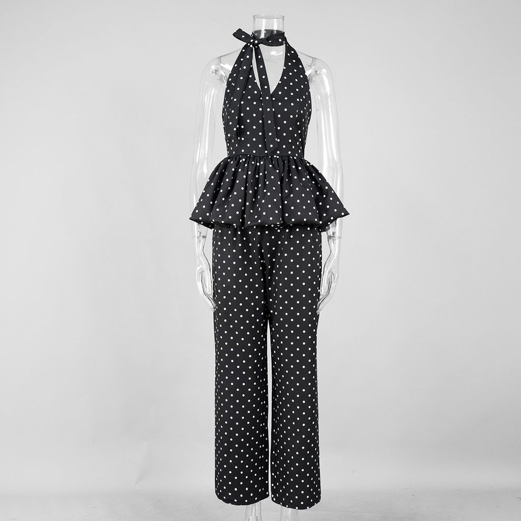 Elina Polka Dot Pants Set