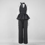 Elina Polka Dot Pants Set