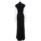 Blair Zip-Front Cutout Maxi Dress