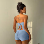 Cosette Starfish Crochet Shorts Set