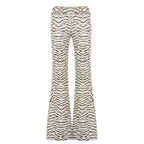 Aurelia Tiger Print Flare Pants