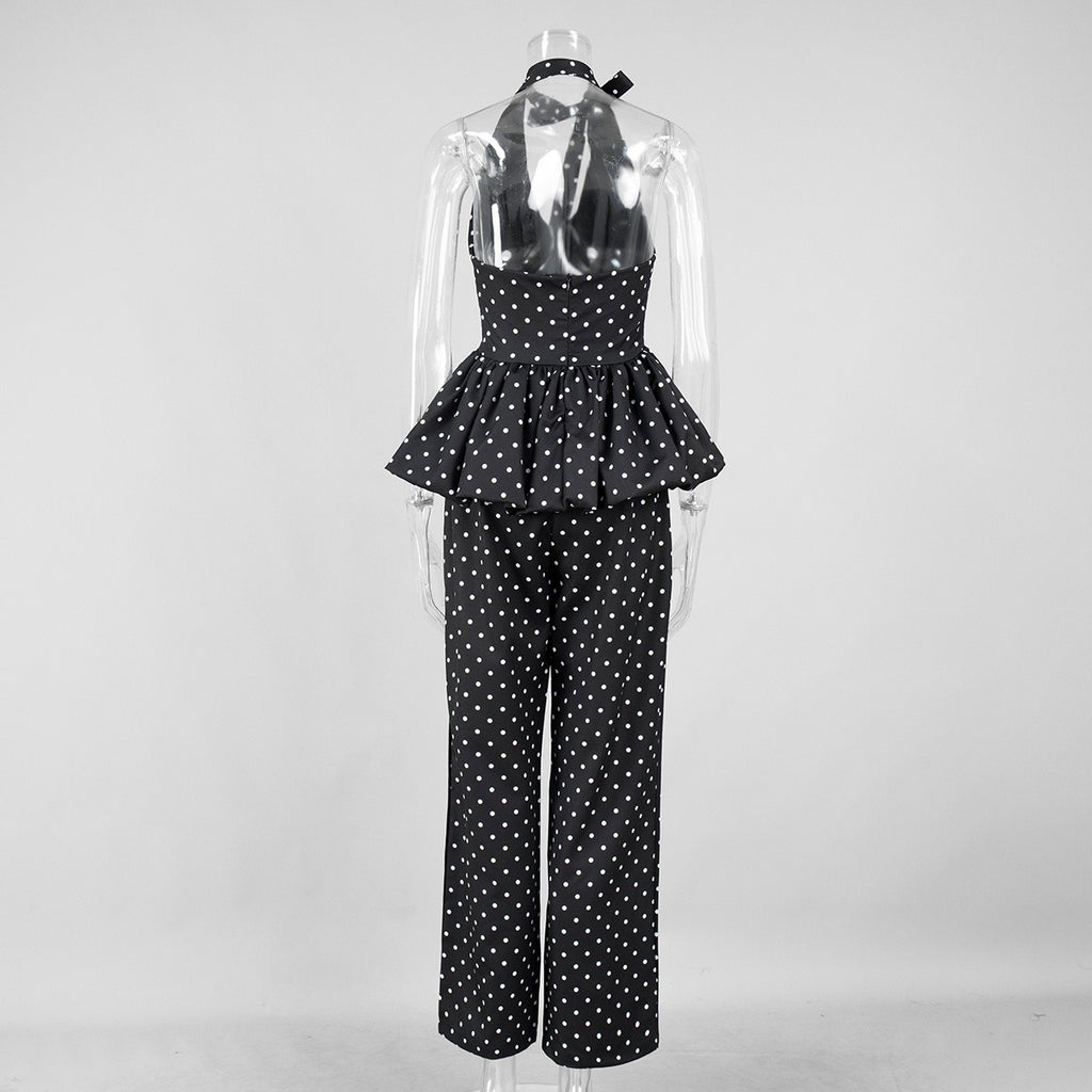 Elina Polka Dot Pants Set