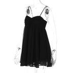Flowy Ruched Bust Mini Dress