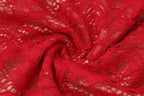 Lace Slip Red Maxi Dress