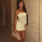 Layered Sheer Cami Mini Dress