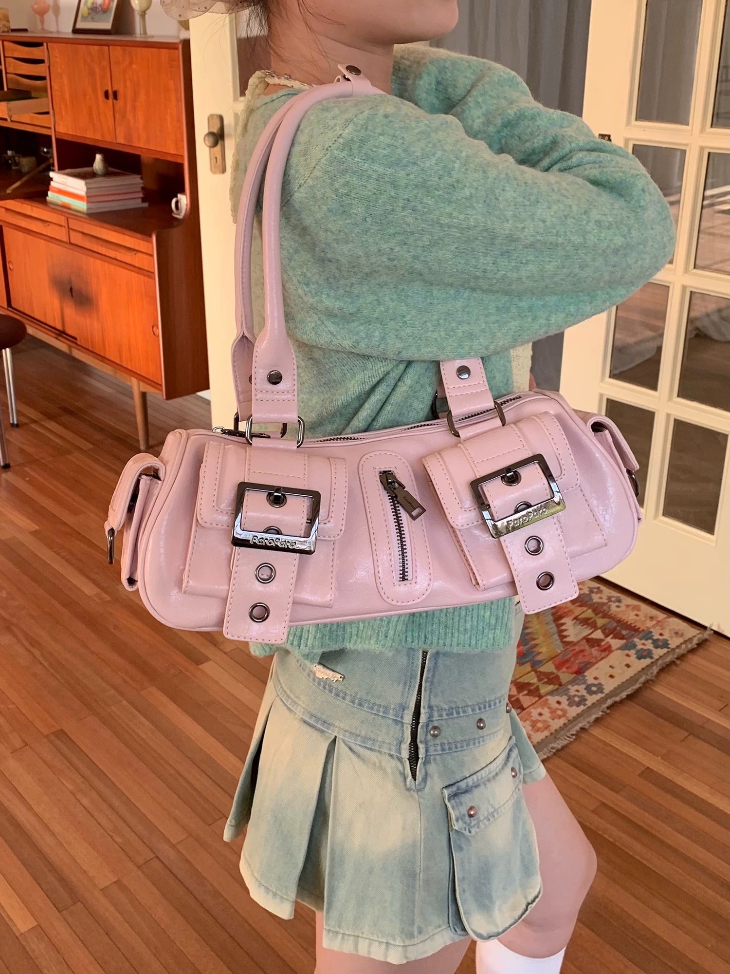 Nola Vintage Y2K Boston Shoulder Bag