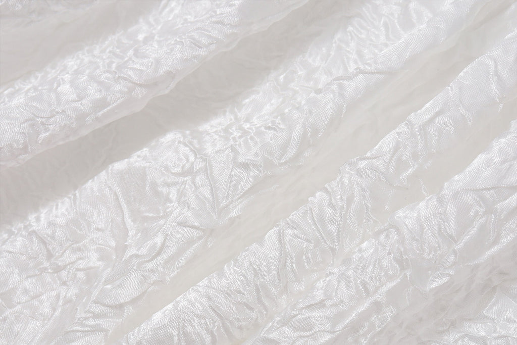 Strapless Bubble White Mini Dress