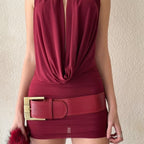 Lina Mesh Two Piece Dress