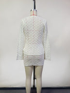 Noelle Crochet Mini Skirt Set