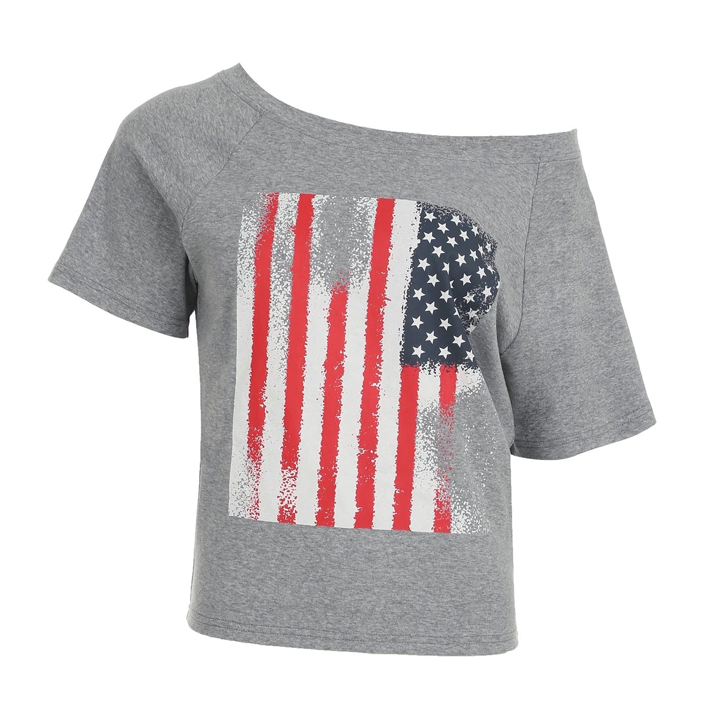 Melina Vintage Flag Graphic Tee