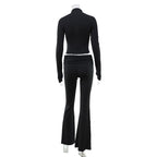Norina Zip Front Flare Set