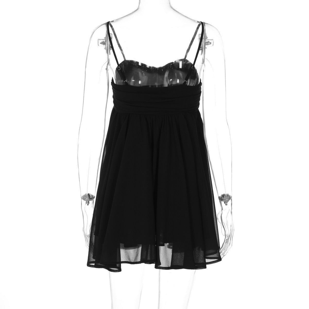 Flowy Ruched Bust Mini Dress