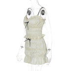 Amelia Ruched Bow Detail Skirt Set