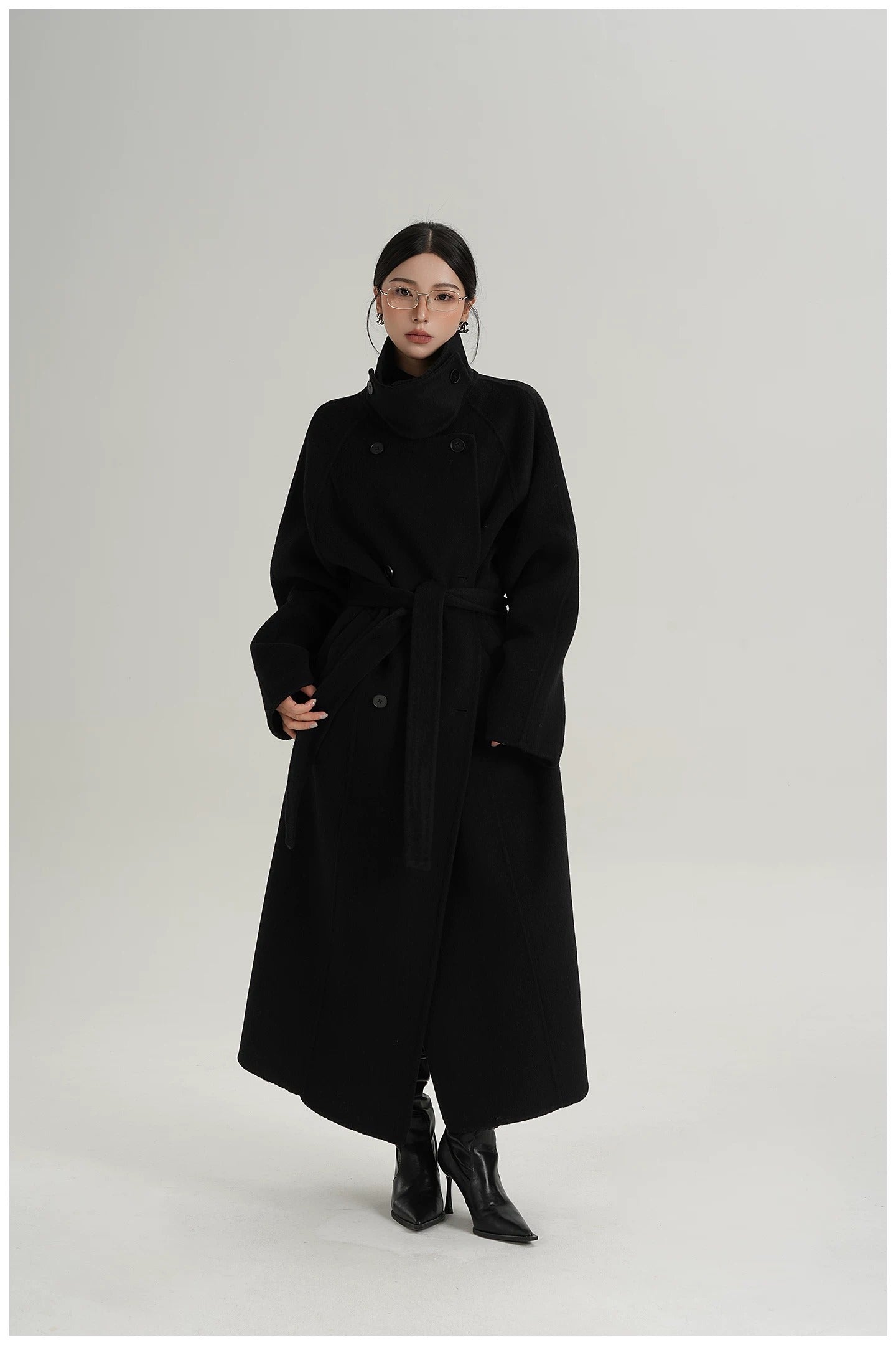 Luna Longline Double-Breasted Coat