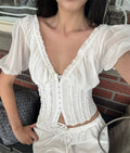 Naysha French Ruffle Blouse