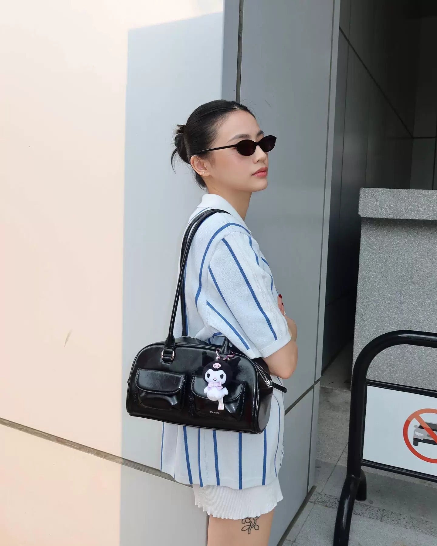 Stella Slim Oval Sunglasses