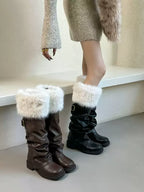 Ciara Faux Fur Slouch Boots