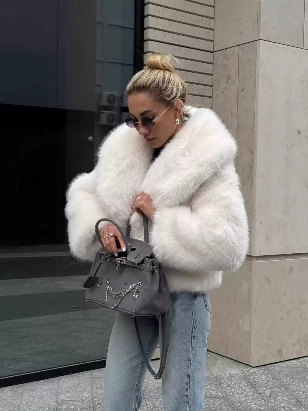 Valencia Luxe Faux Fur Jacket