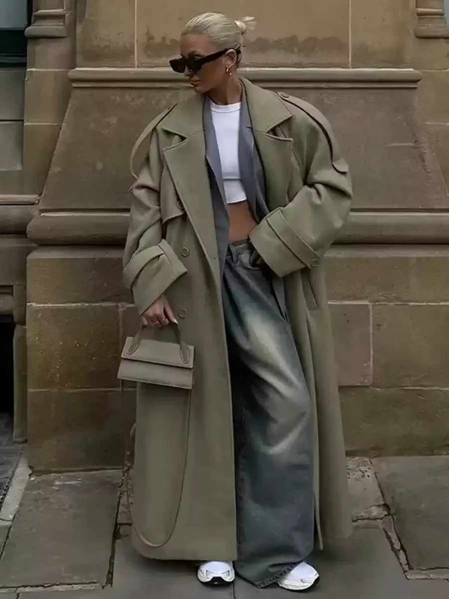 Whitney Classic Belted Trench Coat