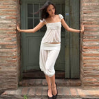 Melanie Smocked Top & Jogger Set