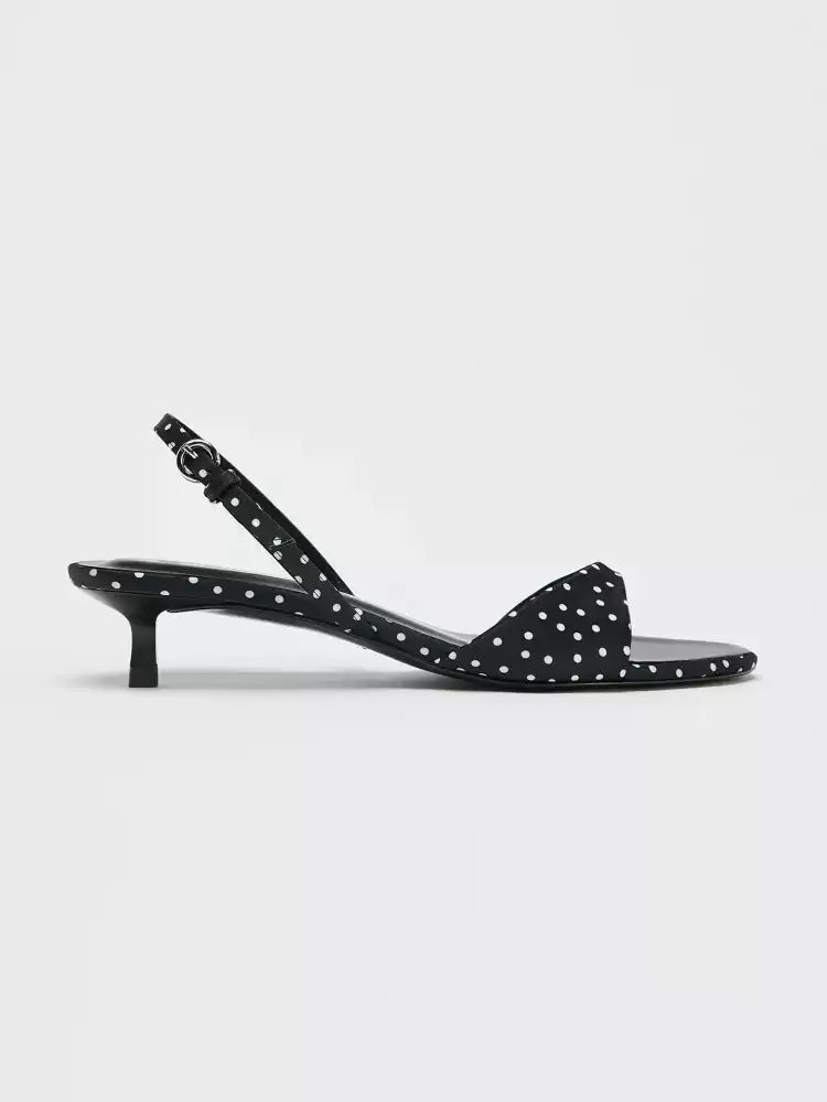 Reina Polka Dot Slingback Heels