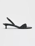 Reina Polka Dot Slingback Heels