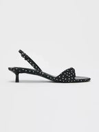 Reina Polka Dot Slingback Heels