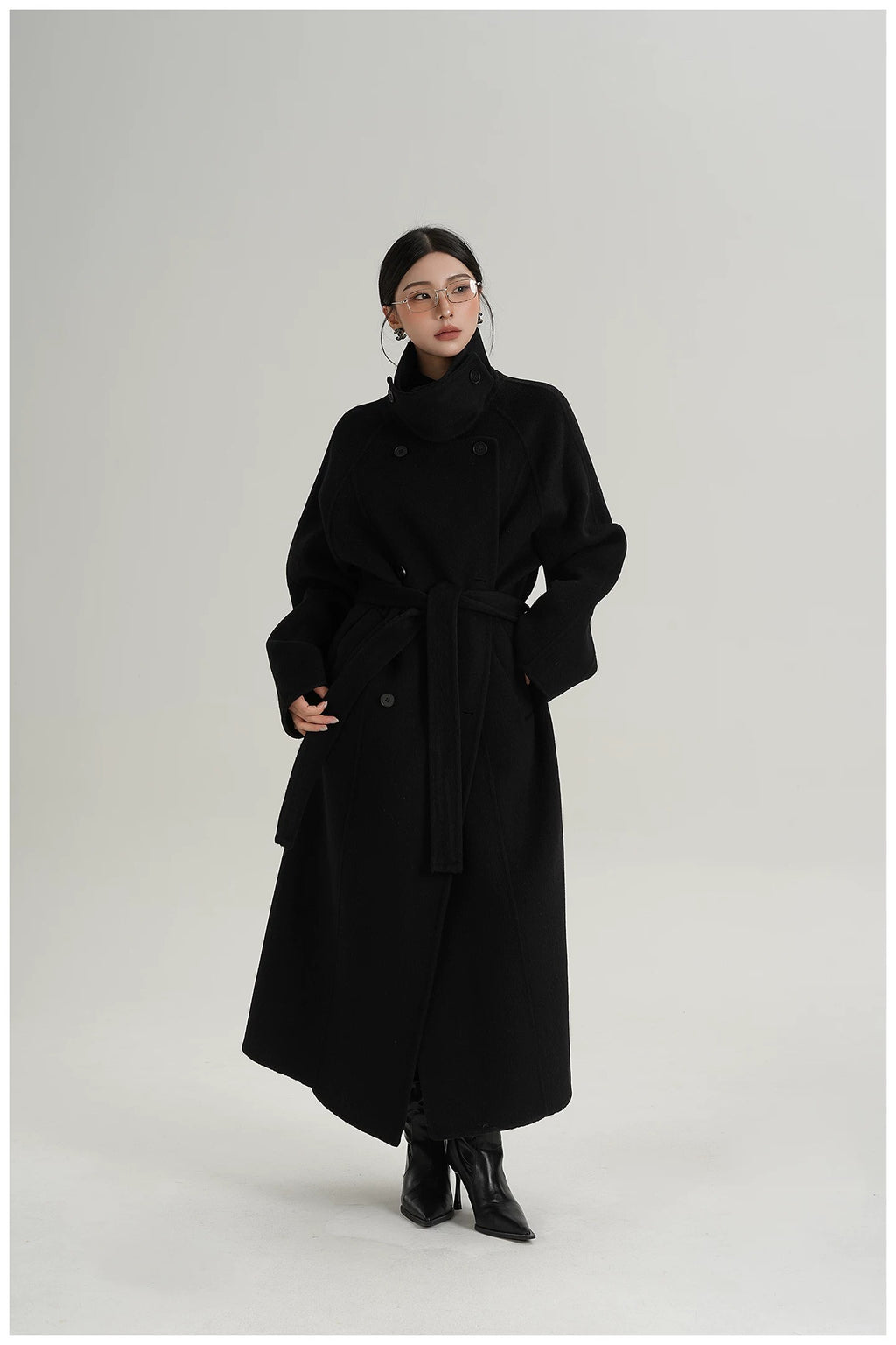 Luna Longline Double-Breasted Coat