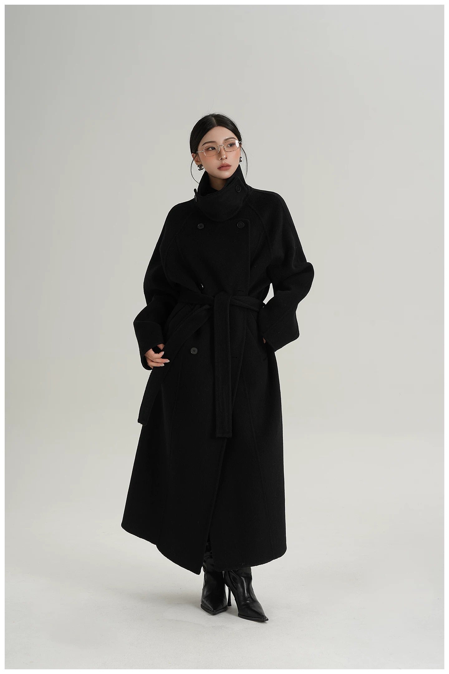 Luna Longline Double-Breasted Coat