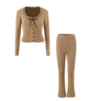 Amelie Knit Cardigan & Pants Set