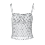 Paloma Polka Dot Mesh Cami Top