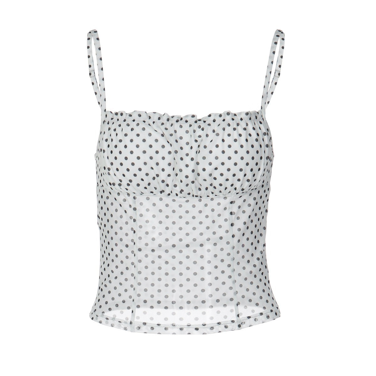 Paloma Polka Dot Mesh Cami Top