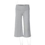 Gwen Halter Top & Foldover Capri Pants Set