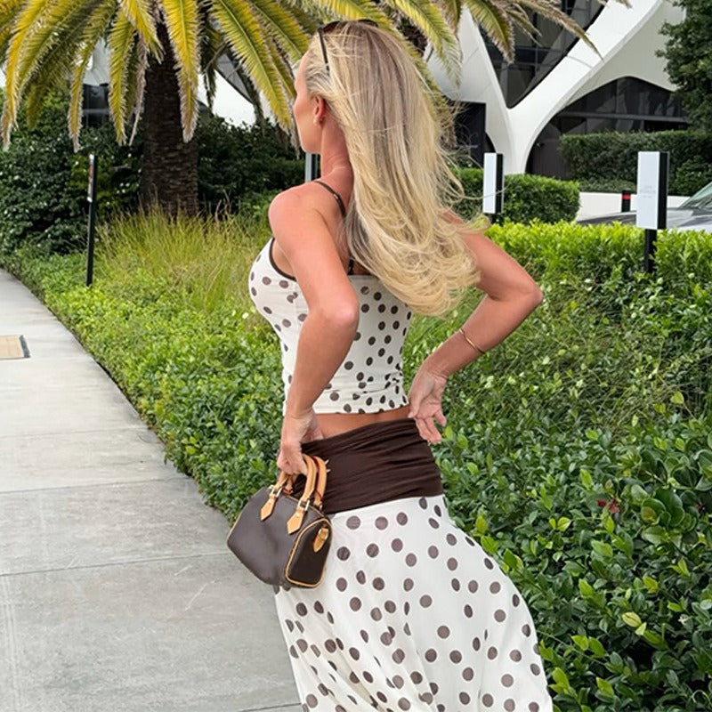 Samara Polka Dot Skirt Set